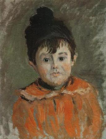 Michel Monet au bonnet a pompon, Claude Monet